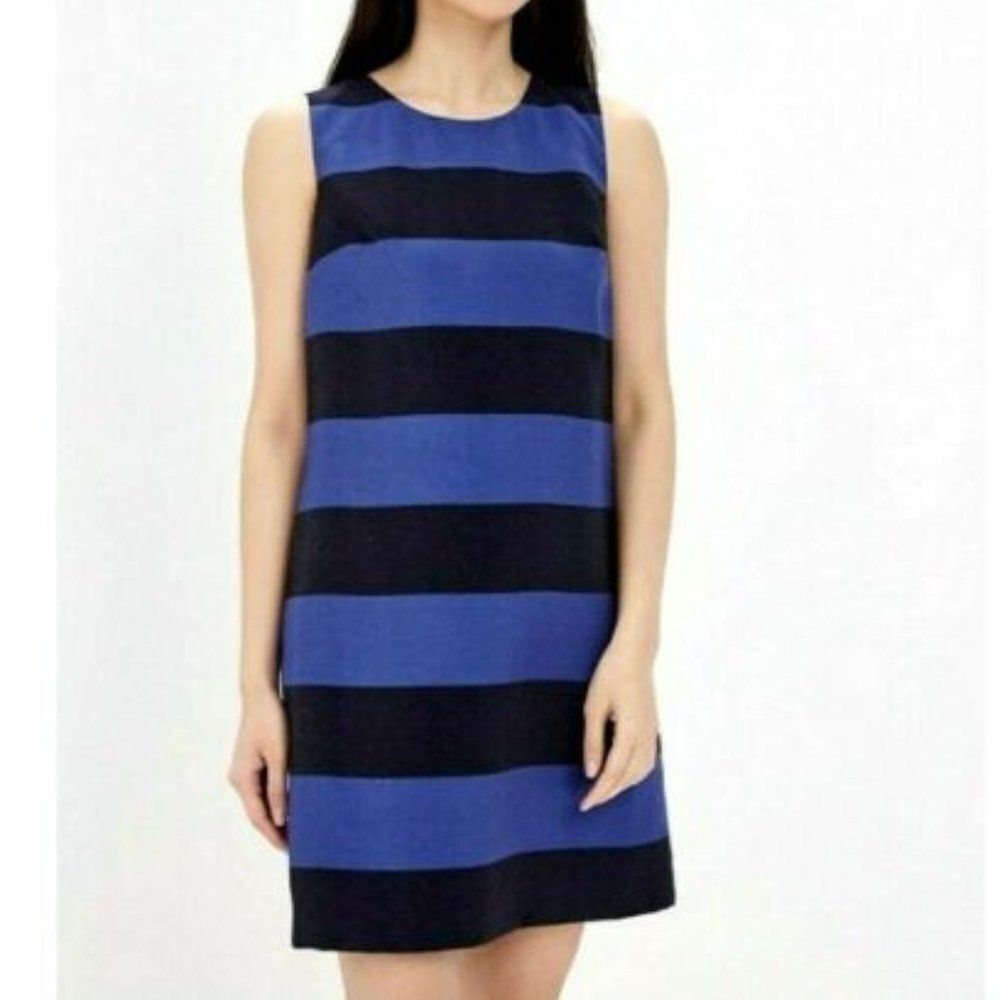 Striped Banana Republic Crew Neck Sleeveless Sheath Dress (NWT)